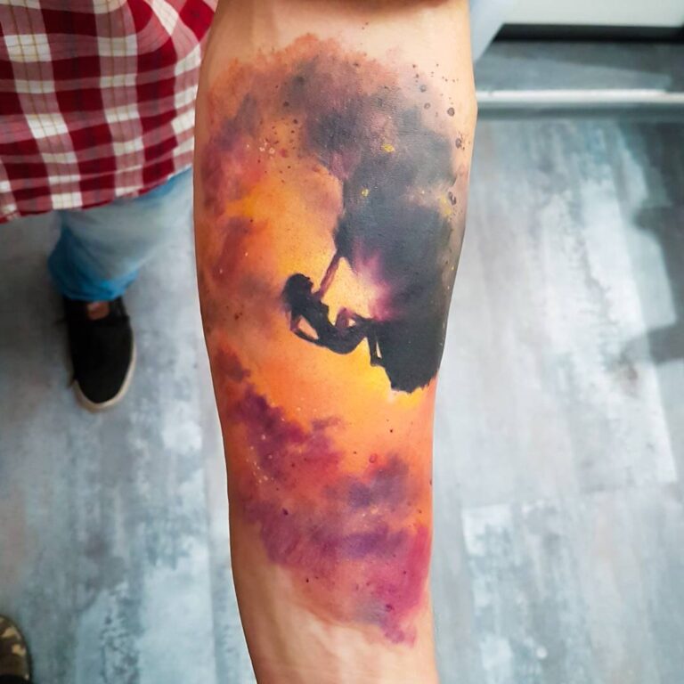 Tetování žena na předloktí