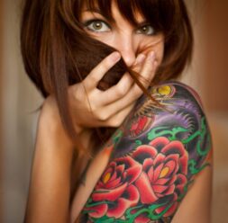 Neotraditional styl tetování.