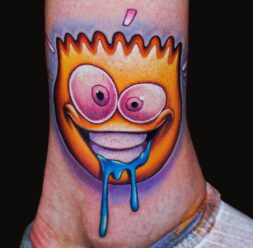 New school styl tetování.