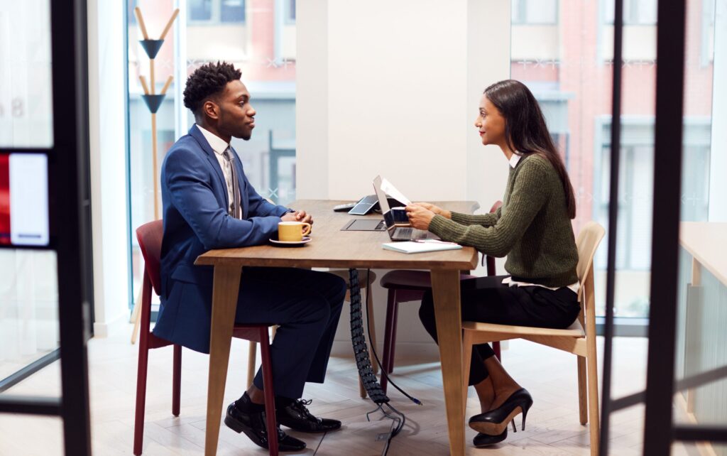 Pohovor na pracovní pozici.