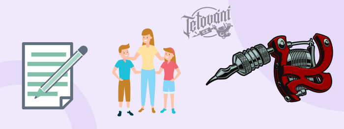 tetovací strojek s otazníky