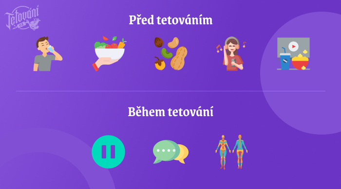 Jak předcházet nevolnosti při tetování