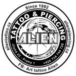 Art tattoo Alien tatér.