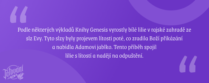 Kde v historii najdeme lilii