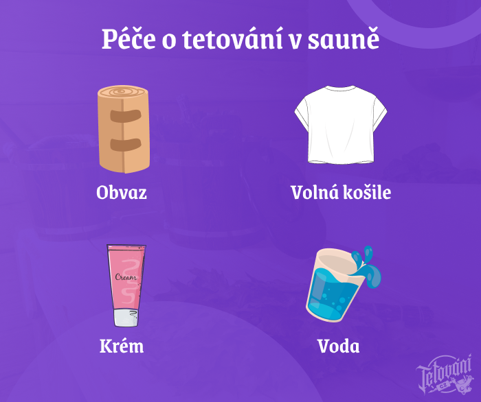 Péče o tetování v sauně