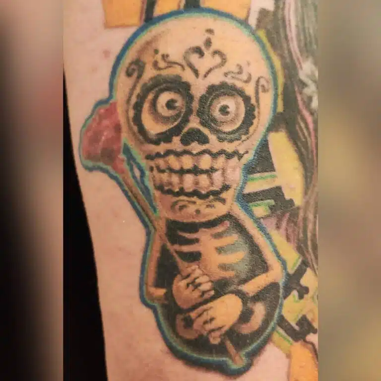 Tetování Muerte na rameno