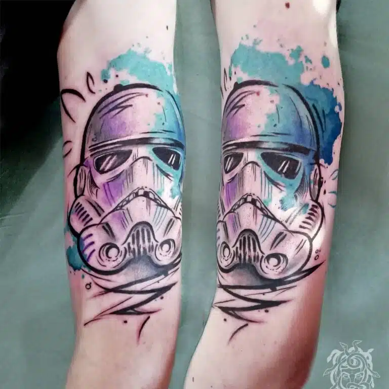 Tetování z filmů a pohádek Star Wars na rameno