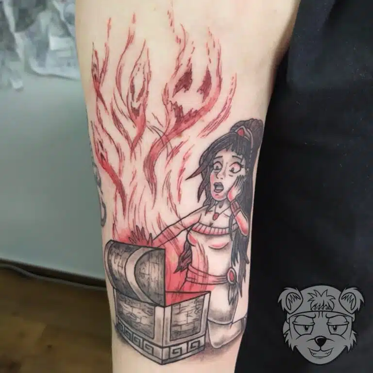 Tetování žena na předloktí