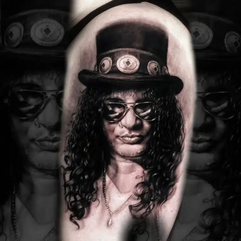 Tetování osobnosti, Slash na paži