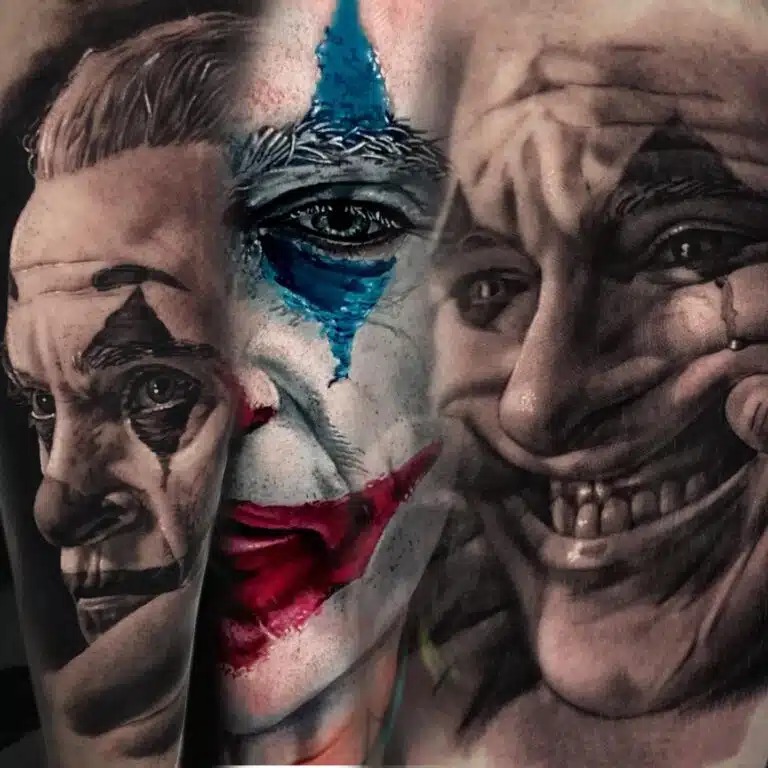 Tetování z filmů a pohádek, Joker na paži