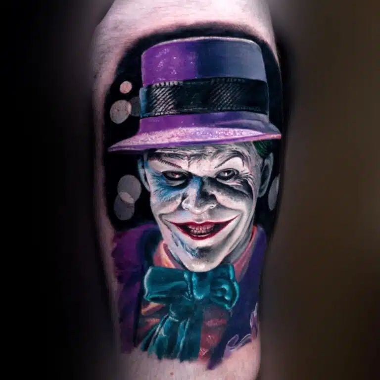 Tetování z filmů a pohádek, Joker na paži