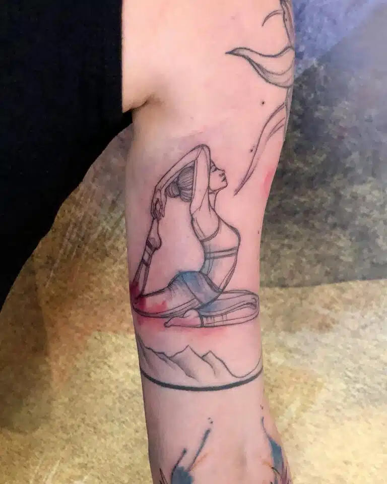 Tetování žena na paži