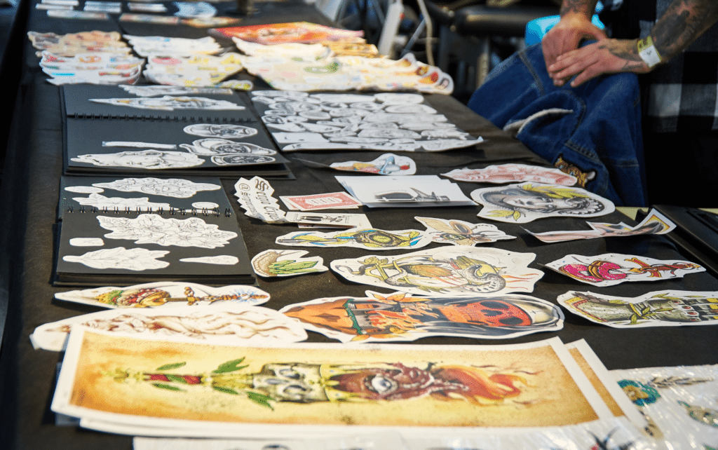 Designy nových tetování.