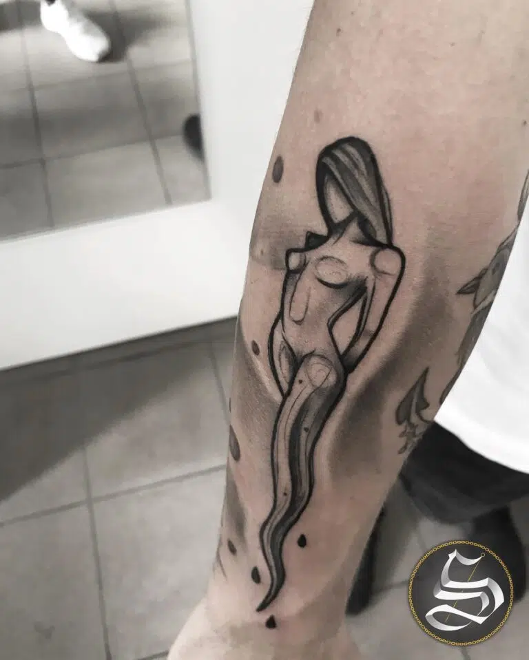 Tetování žena na předloktí