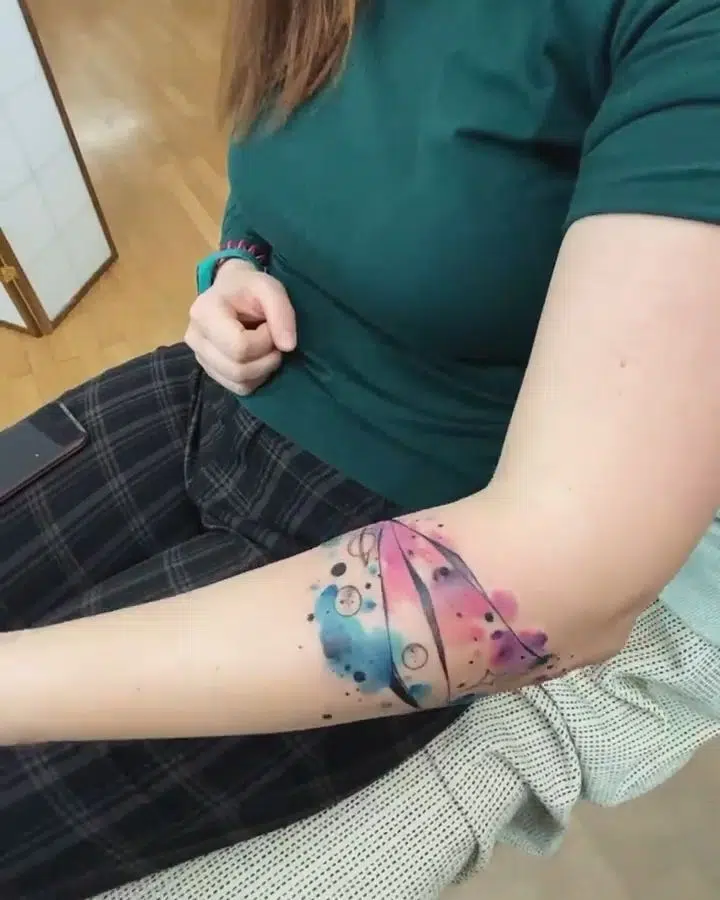 Tetování zvíře rejnok na předloktí