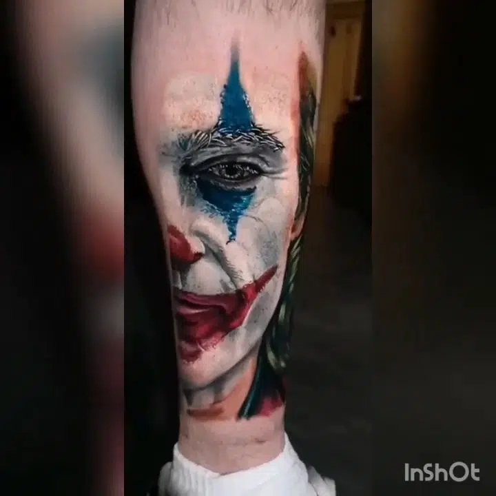 Tetování z filmů Joker, Joker na předloktí