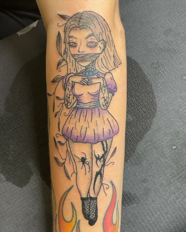 Tetování žena na předloktí