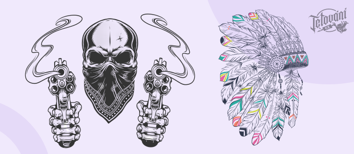 tetování křížku pod okem – od gangů po domorodce