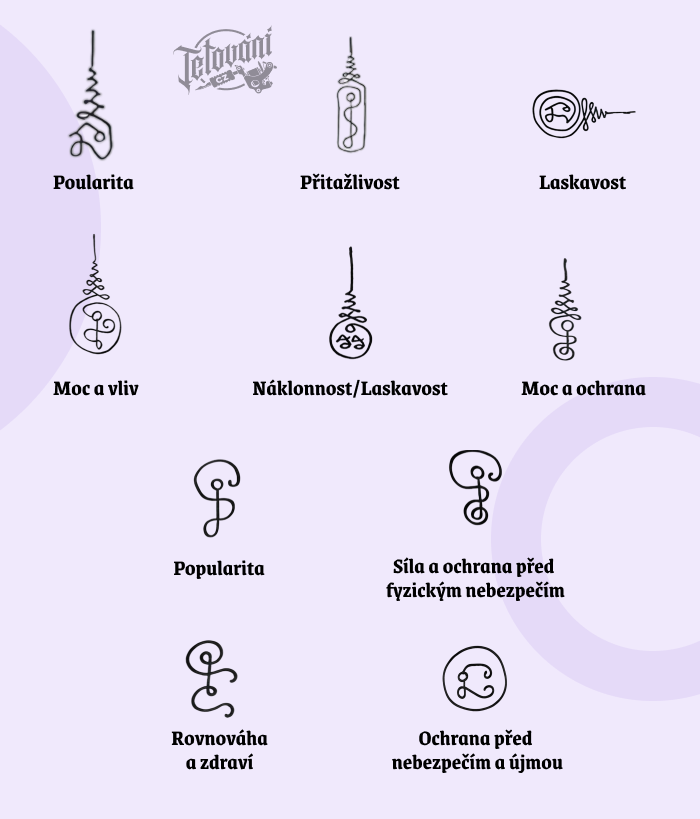 nejslavnější vzory Sak Yant