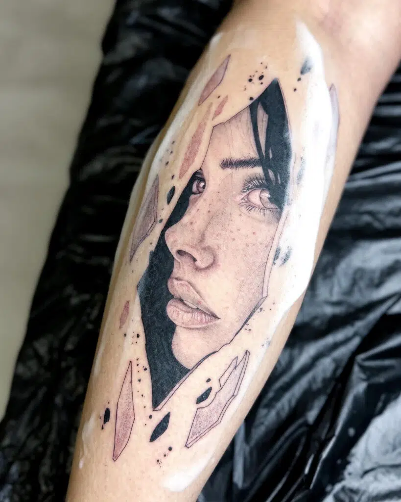 Tetování žena na předloktí