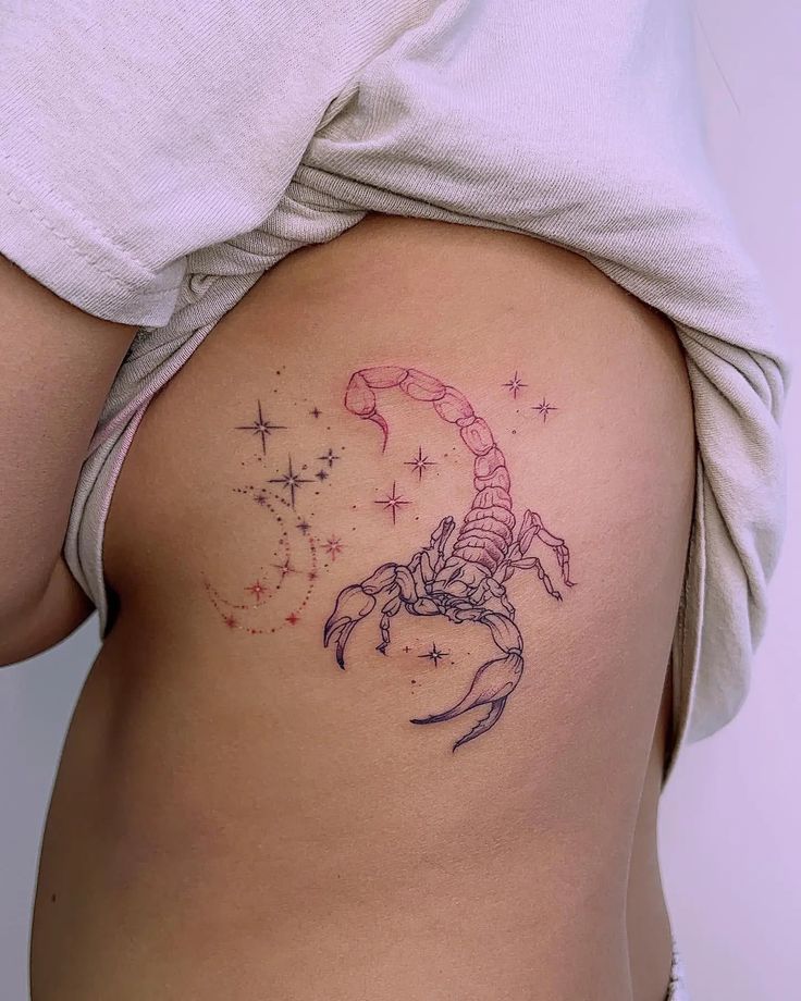 Astrologické ztvárnění štíra.