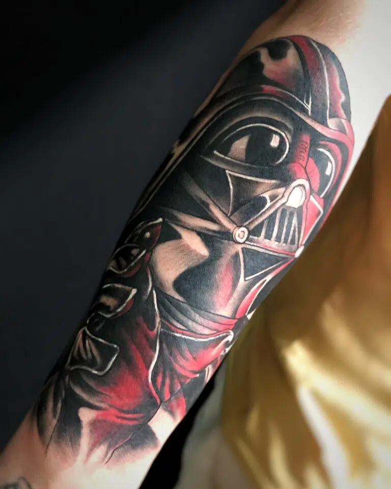 Tetování z filmů a pohádek Star Wars na rukáv