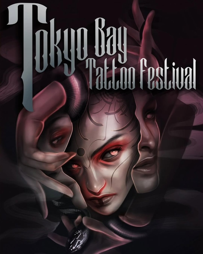 Plakát Tattoo convention v Tokiu z roku 2025.
